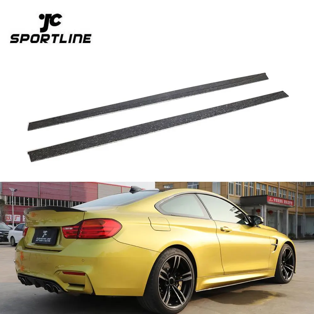 

Forged Carbon Fiber F8x M3 M4 Side Skirts Extension for BMW F82 F83 M4 F80 M3 2015- 2019