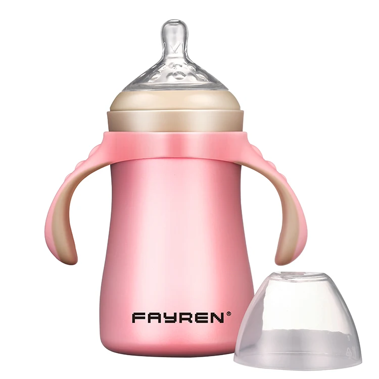 

fayren 9OZ/280ML New Style 316 double wall Stainless Steel eco baby milk feeding bottle Bottle manufacturers, Customized