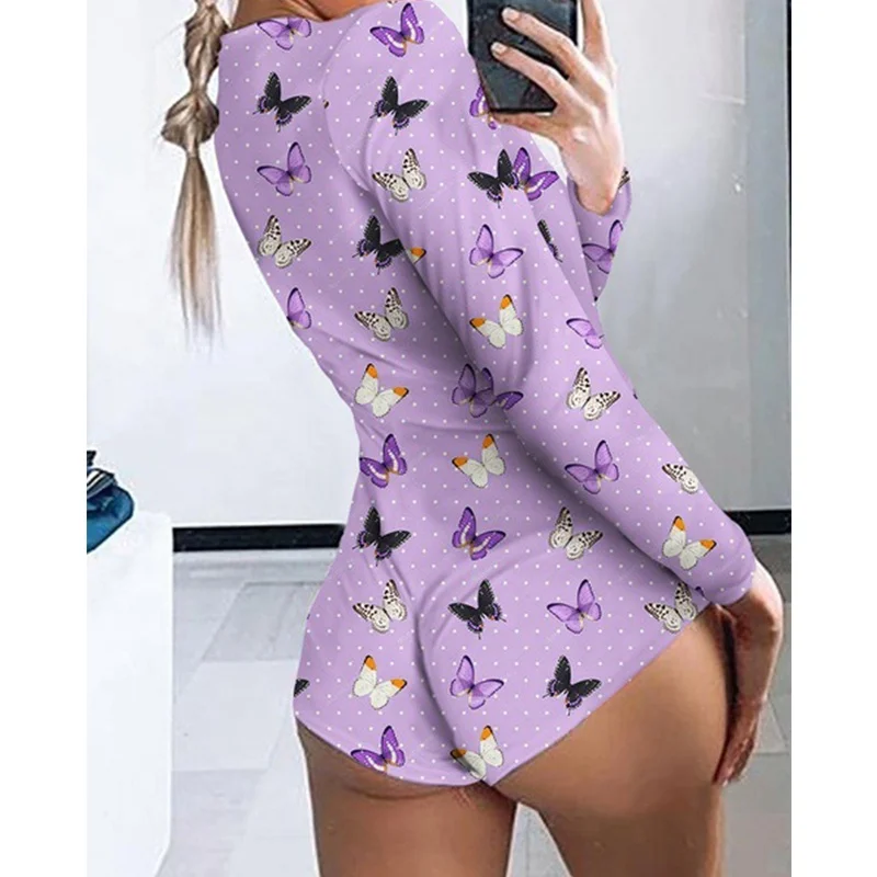 

Women Solid Onesie Pajamas Sexy Jumpsuits Sleepwear Pajamas Set Wholesale Blank Pink Onsie Adult Bodysuit And Female, Picture shows