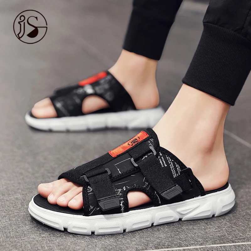 

Wholesale 2021 fashion men slippers new casual sandal men lightweight anti slip slides men, Customized color