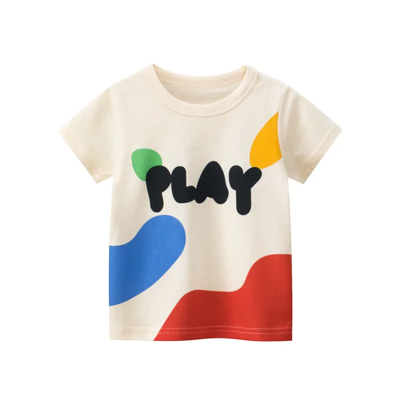 

Letter Print T Shirt Children Girl 10 Years T Shirt For Kids With Design