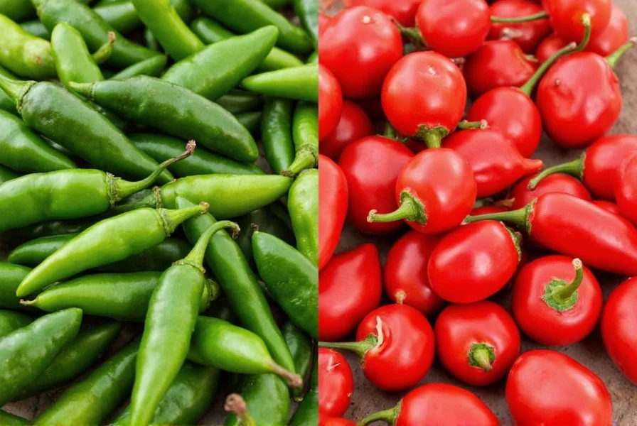 Dried Serrano Peppers on String