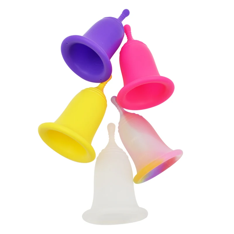 

Furuize New arrival 100% medical silicone Petunia menstrual cup reusable, Multi color & customized