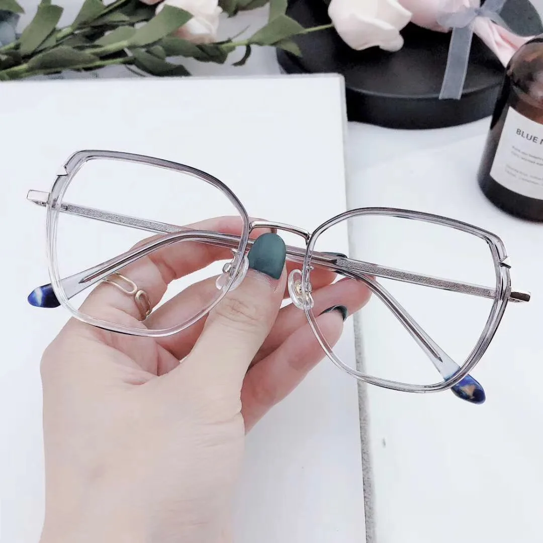 

2020 TR90blue light proof spectacle optical frame men's transparent trend fashion ultra light glasses women montura de gafas, 7 colors