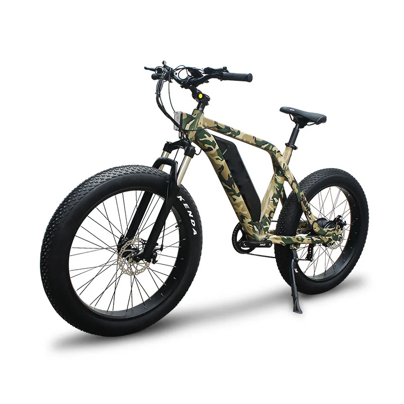 

1500w electric bicycle fat ebike Terminator Camouflage ebike Fat Tire electric bike E-bike fatbike lectrique electric mou