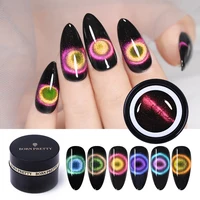 

BORN PRETTY 5ml 9D Magnetic Nail Gel Polish Soak Off Circle Flower Gem Cat Eye UV Gel Polish