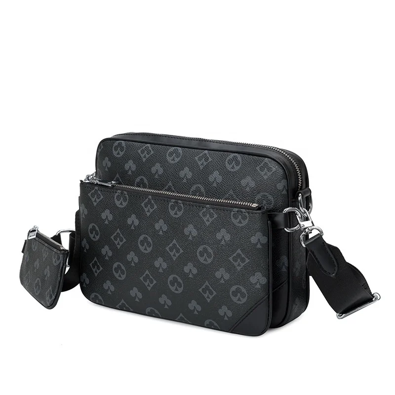 

Men designer handbags famous brands luxury genuine leather crossbody shoulder bag sublimation designer messenger bags, Picture