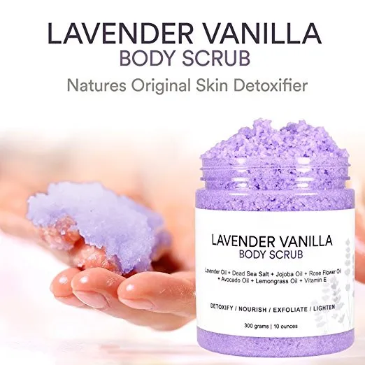 Best Professional Korean Exfoliator Vanilla Lavender Oil Body Scrub Buy Lavender Oil Body