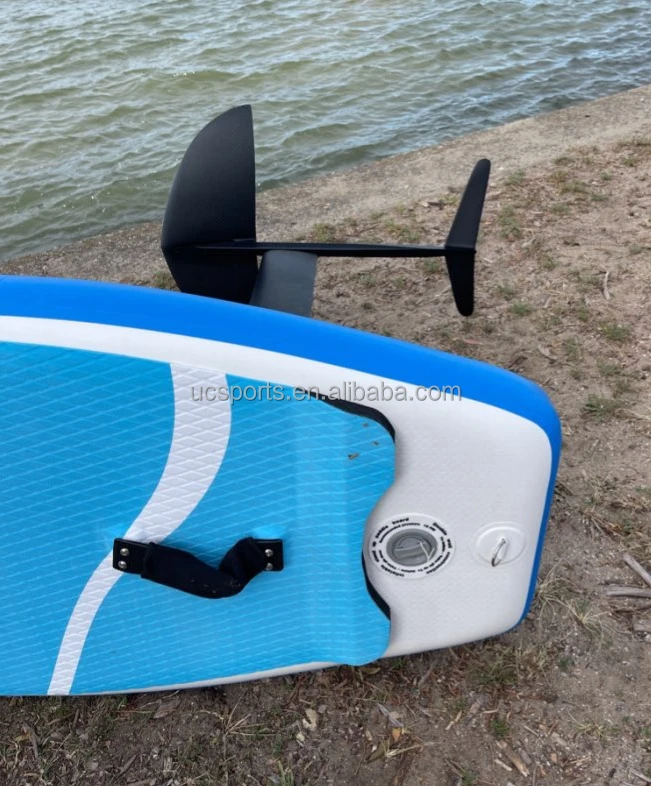 

New Inflatable Foil Surfboard For Wing Foil Hydrofoil PVC Foil board . 3K CARBON PLATE !! 160 170