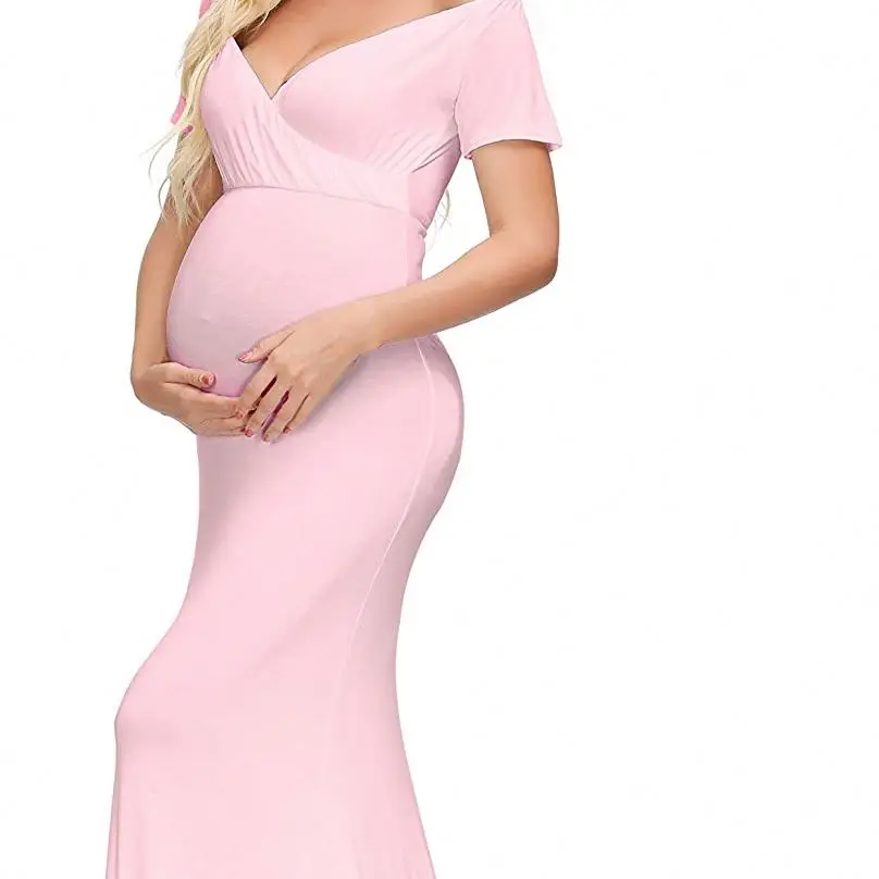 

Summer Dress cheap short maternity dresses china supplier mermaid maternity dress dark red and bule maternity photoshoot, Blue,red