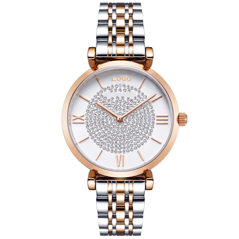 

2020 new all sky star Rhinestone anima same women's fashion simple fashion temperament Watch, Picture shows