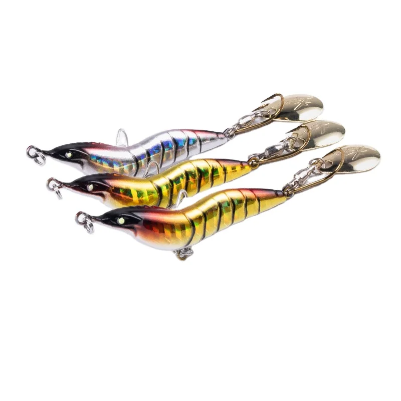 

freshwater shrimp for sale Fishing Lure soft prawn shrimp fishing lure baits Small Metal shrimp, 4 colors