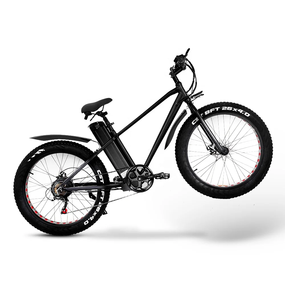 

Europe Stock cmacewheel KS26 Fat Ebike 750W electric bike mountain e-bike bicycle, Black