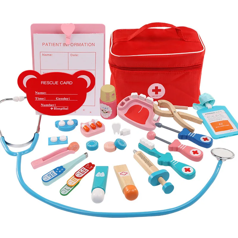 

Wholesale Medical Toy Doctor Bag Set Pretend Play Kit Pretend Role Play Set Pretend Play Doctor Toys For Kids