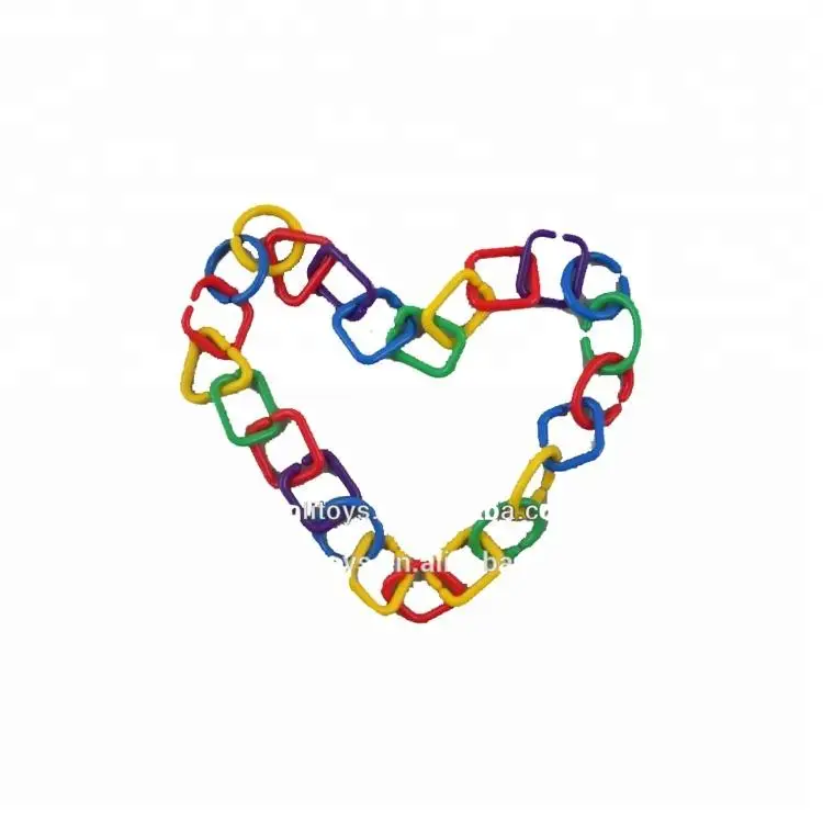 塑料链接链玩具 oem 礼品塑料连接玩具