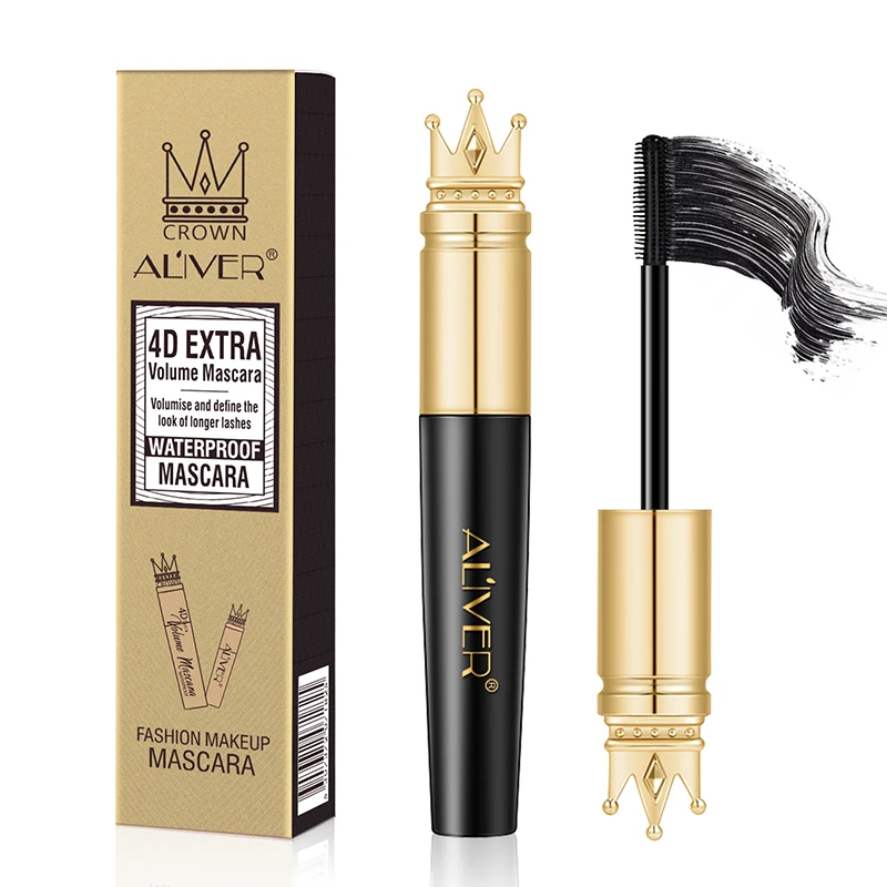 

ALIVER Makeup Cosmetic Waterproof 4d Fiber Mascara Curling Lengthening Growing Eyelash Mascara