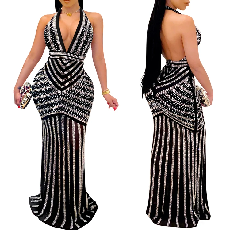 

Women sexy clothes luxury online shopping sites beaded evening dresses XX_X3816