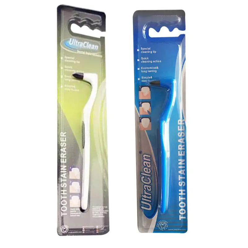 

Tooth Stain Eraser Plaque Remover Dental Cleaning Tool Kit Tooth Teeth Whitening, Blue/white