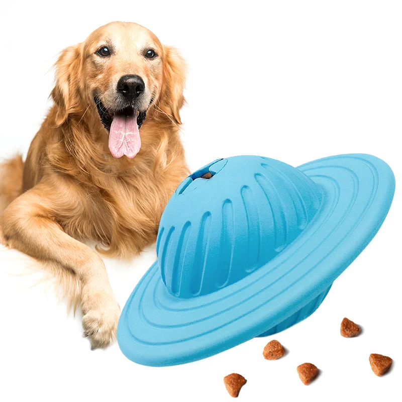 

Wholesale Multi-Function Interactive Dog Toy Pet Leaking Food Rubber Toys For Dogs Puzzle Pet Dog Toys, Blue