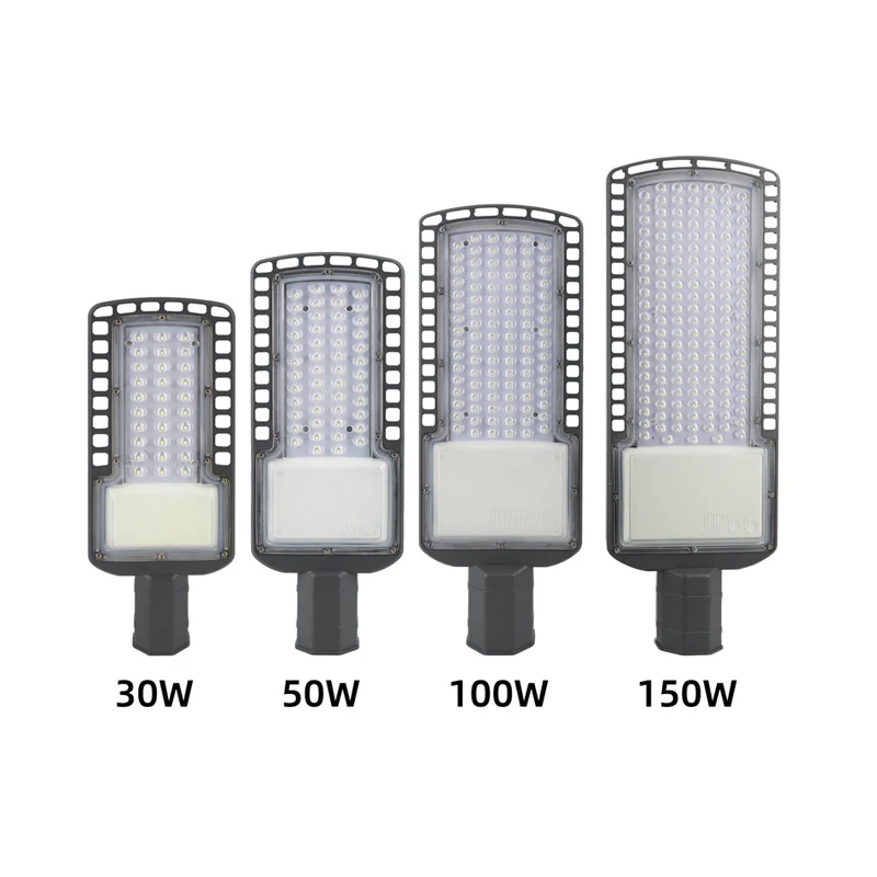 

Light Grey luz led solar coronation street 100w 150w Aluminum Street Light solar panel Available