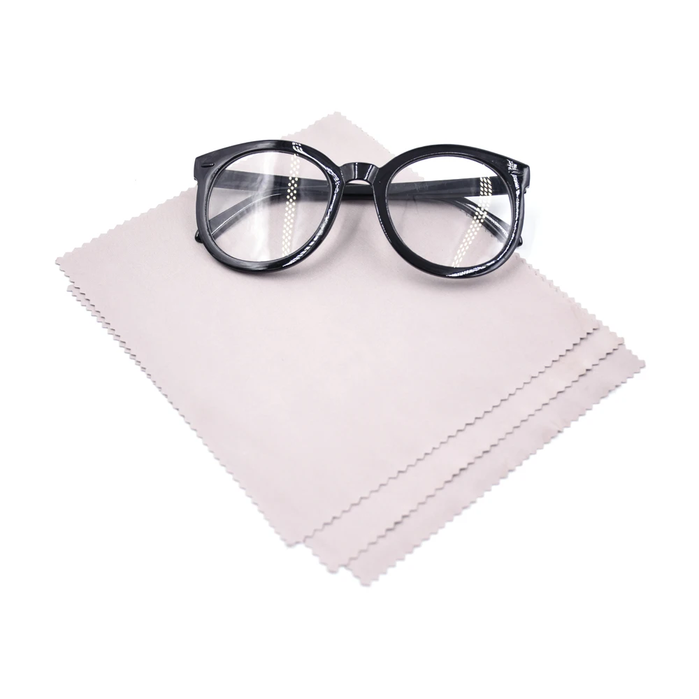 

Bulk Microfiber Sunglasses Magic Cleaning Cloth for eyeglasses, Black,gray,blue and custom