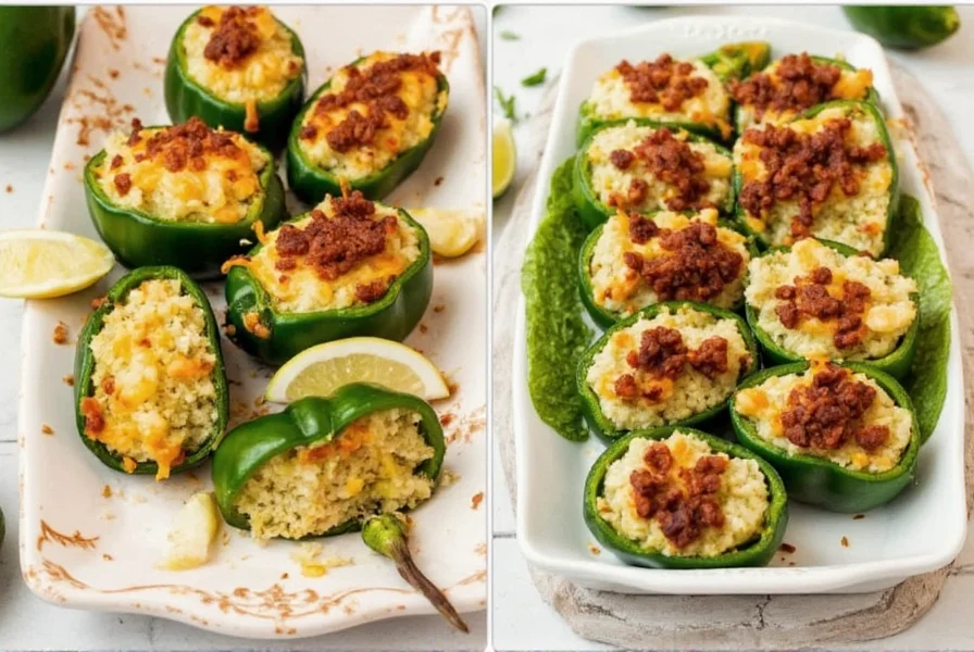 Stuffed poblano
