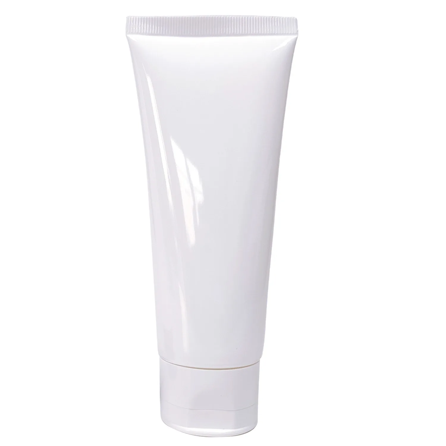 

Cosmetic Empty 30ml 50ml 100ml White Squeeze PE Plastic Soft Tubes with Flip Caps