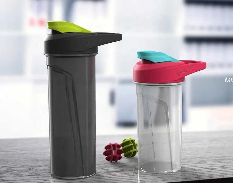 

BPA Free Own Logo Gym Water Bottle Shaker Protein With Lid