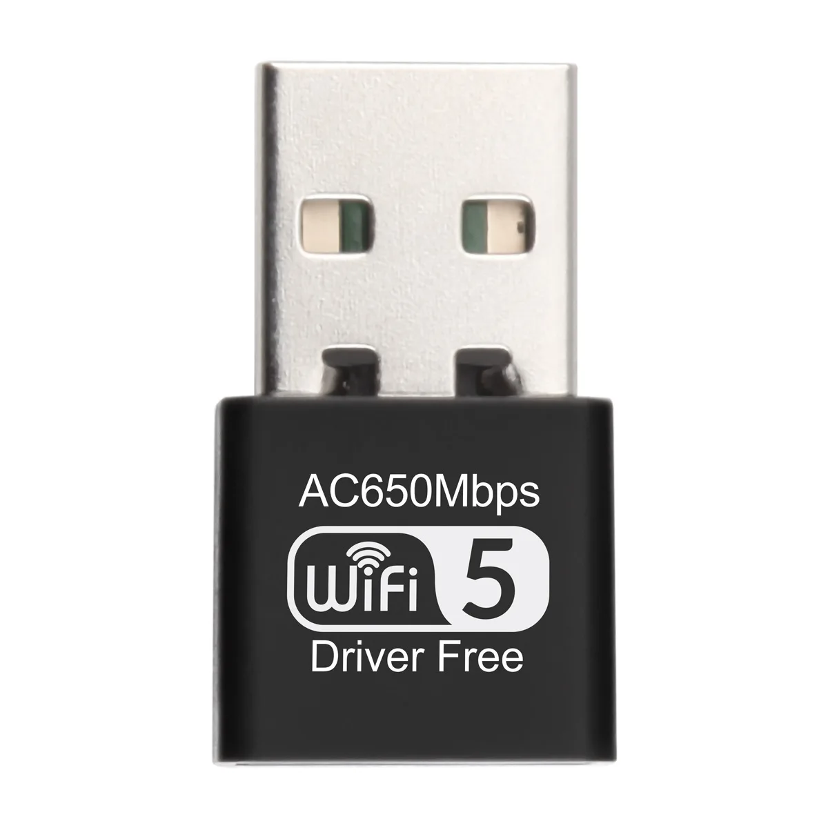 Trending Products 2023 New Arrivals Driver Free Dual Band 650Mbps USB Wireless Wifi Adaptor For PC Laptop