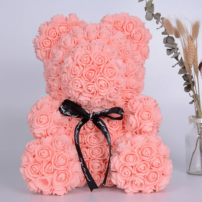 rose teddy bear 40cm