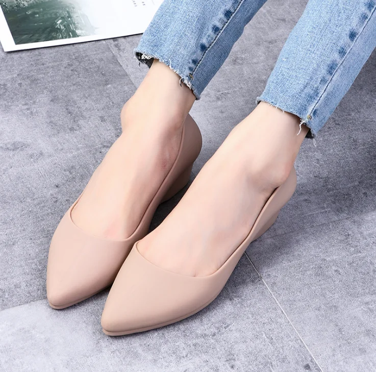 

Lady flat waterproof plastic sandals jelly shoes 1169, Black blue beige,purple