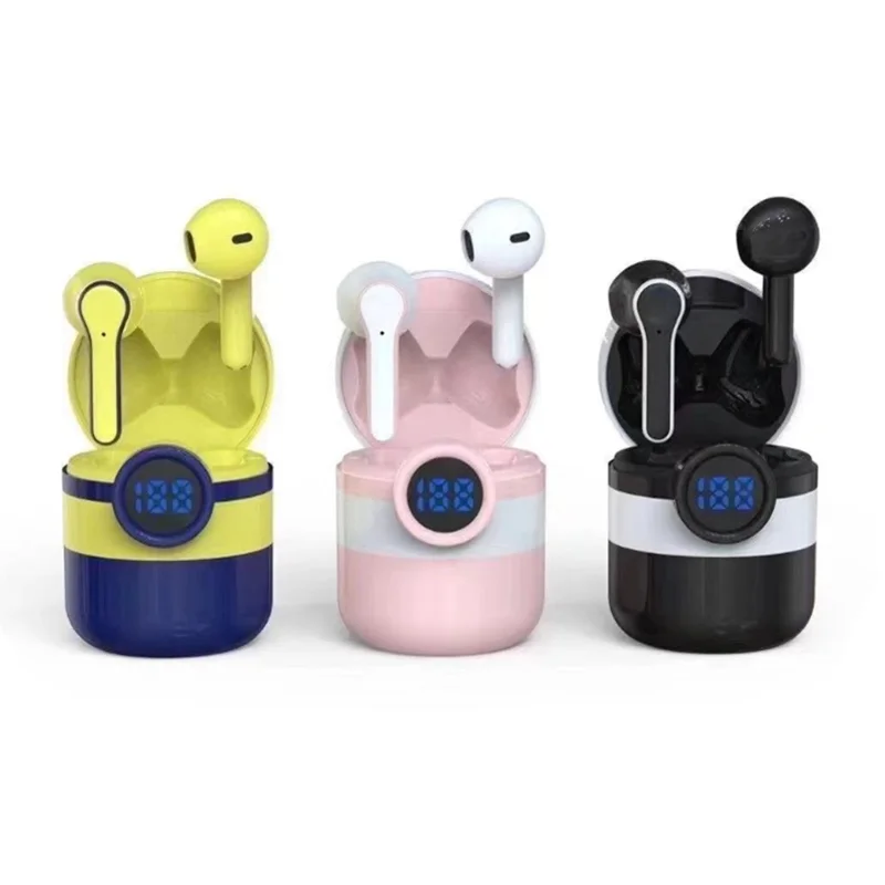 

2021 New Product Cute Cartoon Design BT Earphones Headset Pro12 TWS Wireless Earbuds