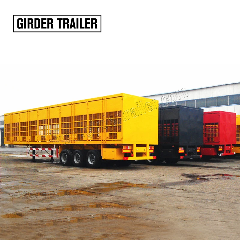 

Cattle trailer manufacturer good price cheap 3 axle 40ft swine livestock double deck poultry goat box truck and trailer for sale, According to customer requirement