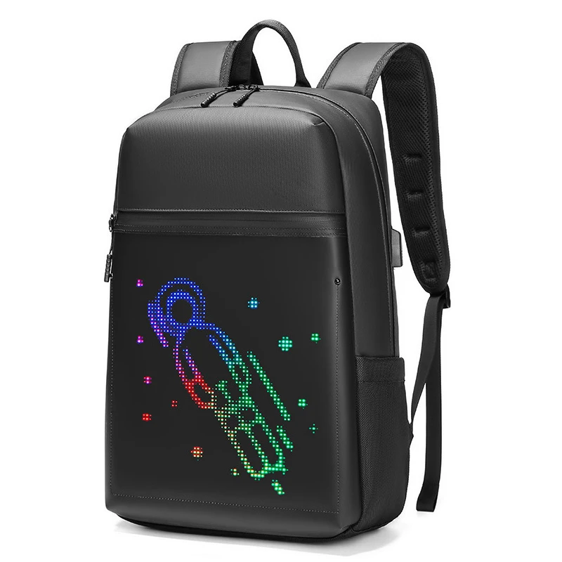 

Custom Waterproof Led Display Backpack Walking Billboard Led Backpack, Black