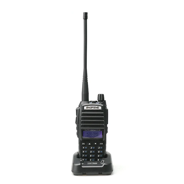 

Baofeng UV-82 dual band ham radio baofeng uv82 mobile two way radio 5W VHF UHF uv 82 handheld Walkie Talkie, Black