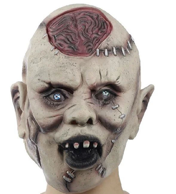 热卖乳胶滑稽老头面具派对万圣节服装化装成人道具