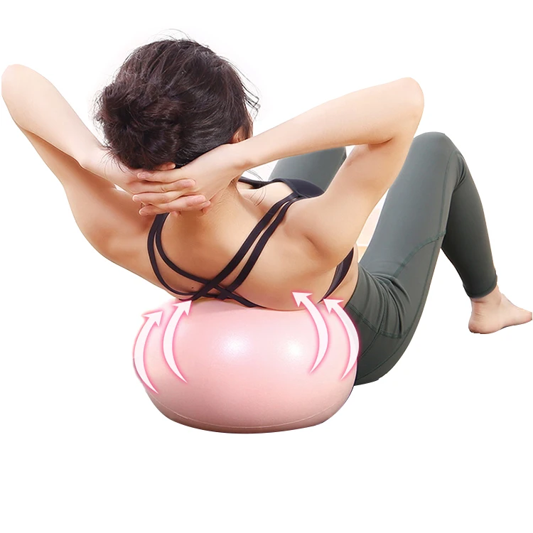 

PVC Small Exercise Mini Fitness Ball Pilates Ball GYM Yoga Balls for Women  10 Inch Comfortable Customized Logo Available, Pink/purple/gray