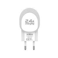 

Best quality 2.4A Dual USB Charger MOXOM EU Plug Charging Adapter With USB Cable for Tablet Kindle