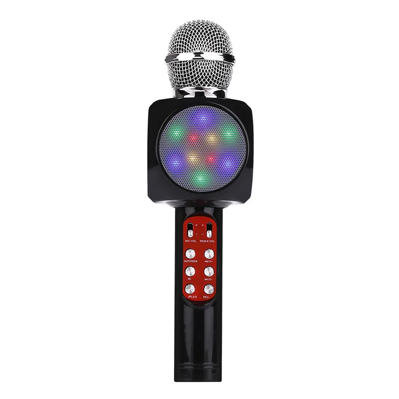 

For Home Party KTV Music Singing Playing Podcasting 1816 Wireless Karaoke Microphone with Speaker Portable Karaoke Player