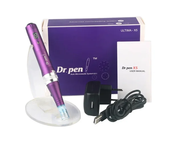 

professional dermapen for face use Face Skin Therapy Purple Skin Rejuvenation Drpen X5 Microneedling Derma Pen