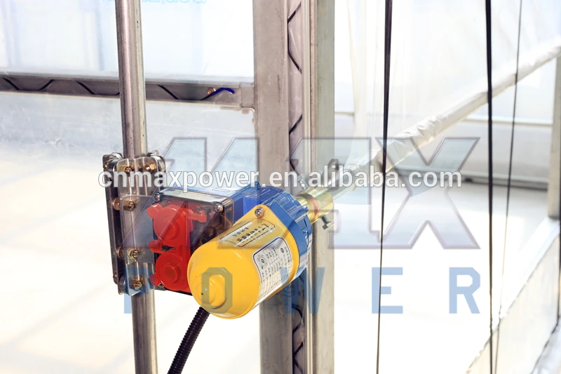Light Dep Greenhouse Film Roll Up Motor Greenhouse Ventilation Winch