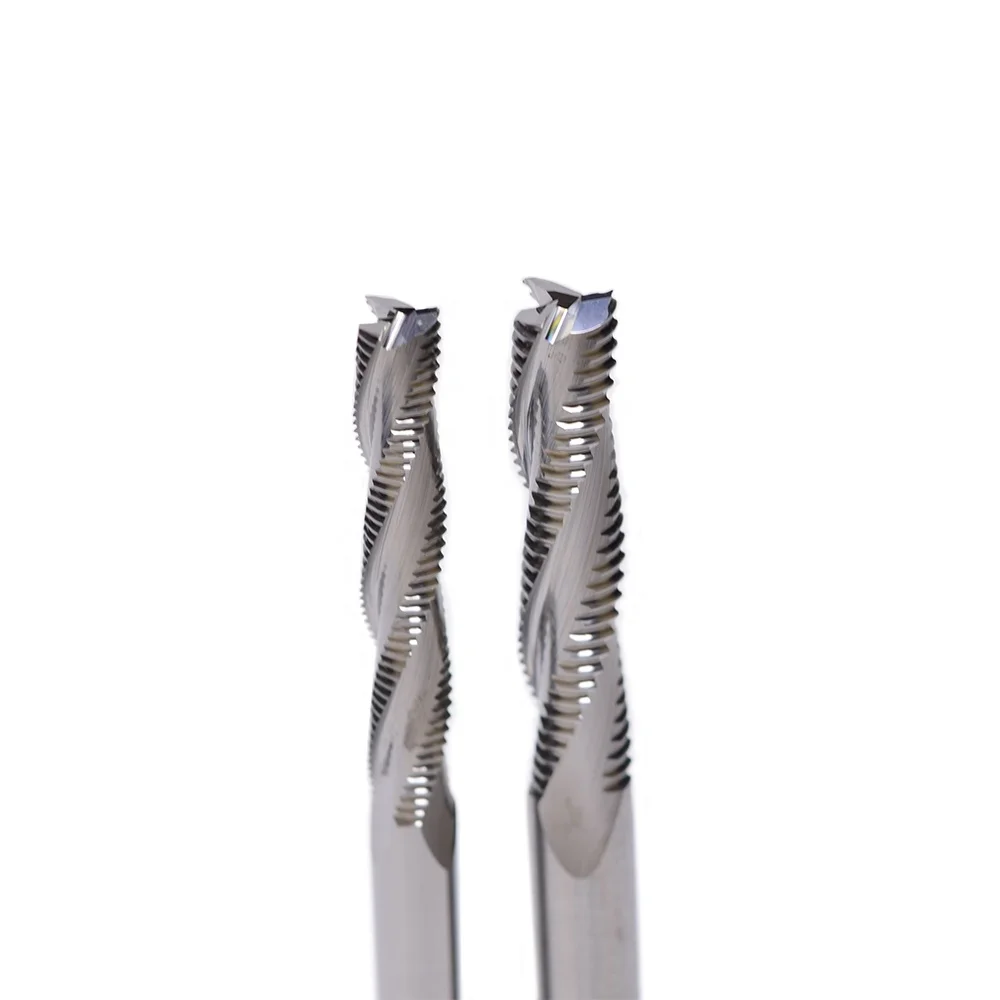 Jiangsu Factory Wholesale Roughing Steel Spiral Roughing Endmills 1/5 Milling Cutter End Mill With Low Price Tungsten Carbide