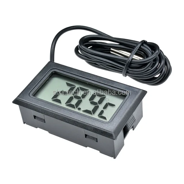 

Probe Sensor Fridge Freezer Mini Digital LCD Thermometer Thermograph For Aquarium Refrigerator KitChen Bar Car Use