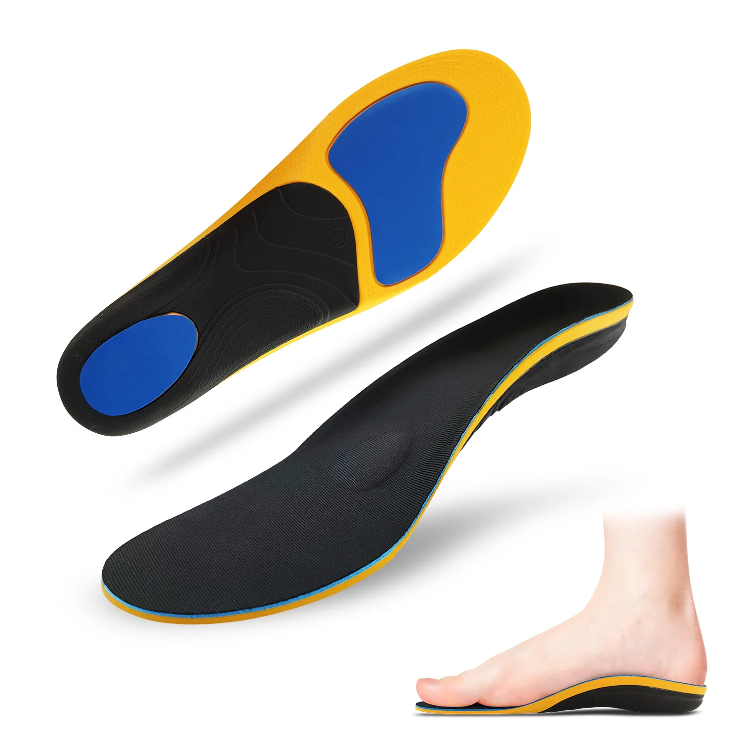 

normal heel pain plantar fasciitis pronation arch support orthotic insole, Customized