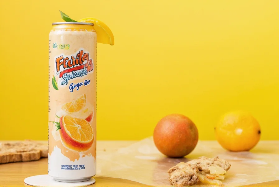 fruit splash ginger ale