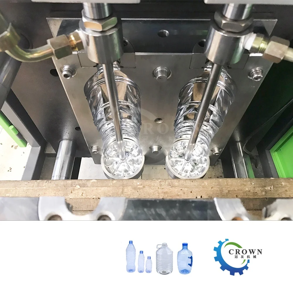 
2 4 6 Cavity Automatic PET Plastic Bottle Making Blow Moulding Blowing Machine Price 