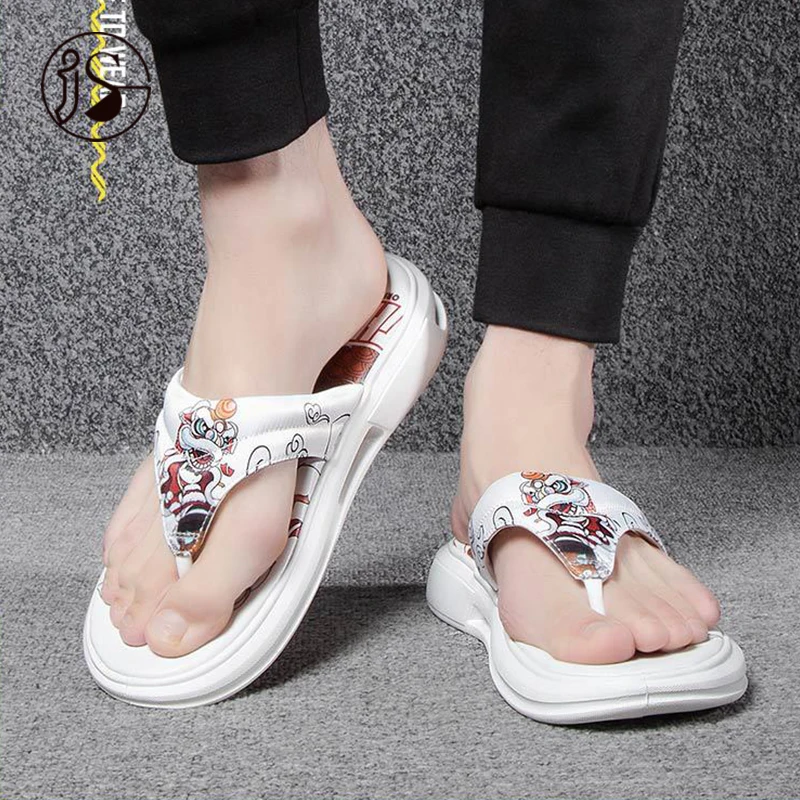 

2021 Fashion dazzling sandals men casual comfort custom slippers lightweight soft men shoes, Customized color