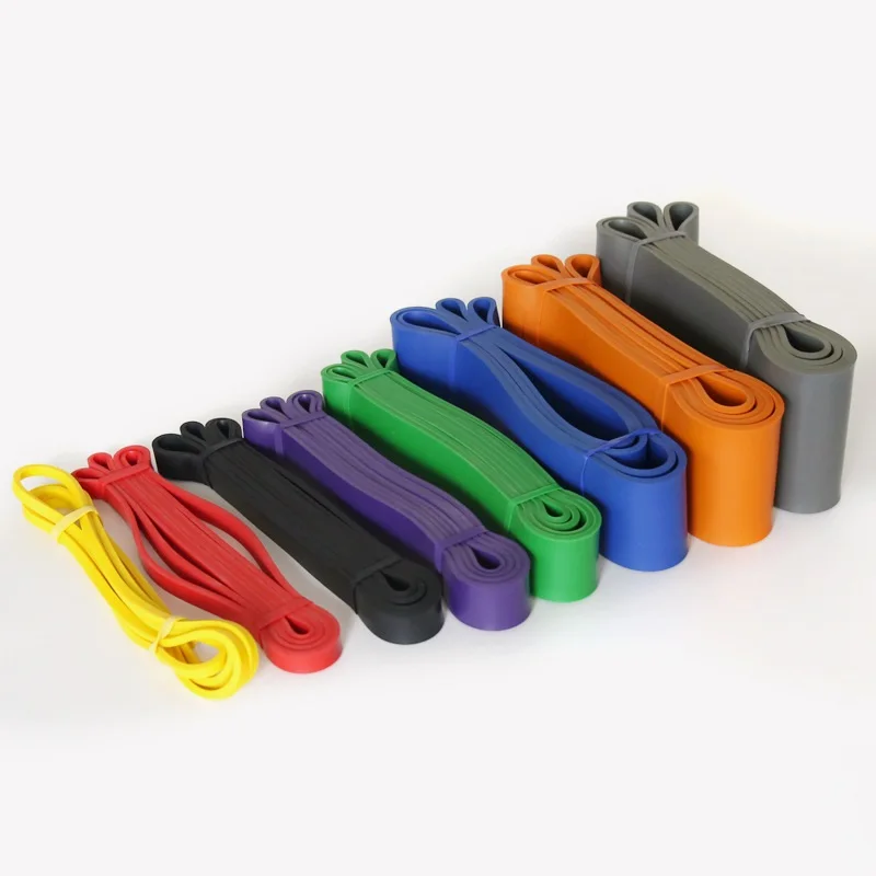 

Fitness elastic ring wide rubber band deep squat thick ring pull-up training load-bearing resistance belt, Multi colors
