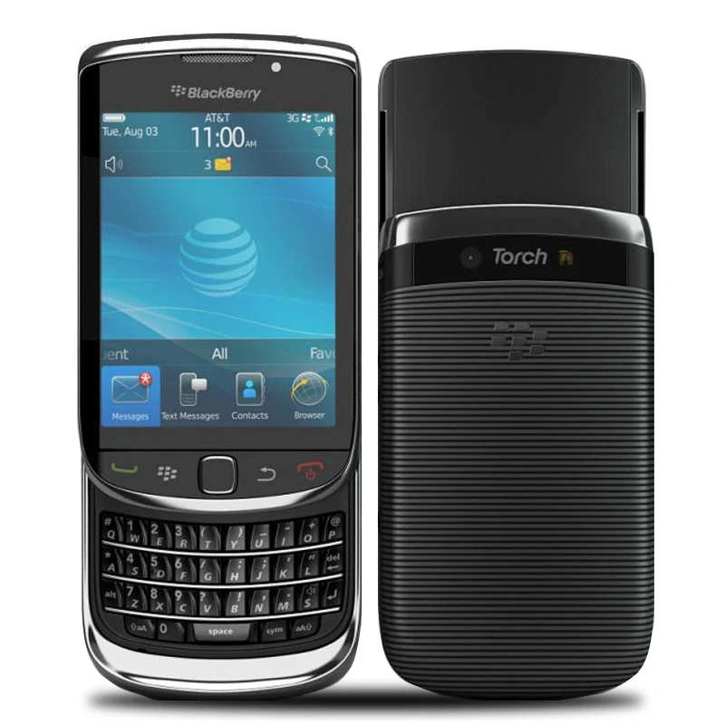 

original refurbished phone For blackBerry 9800 Mobile Phone Unlocked GSM 3.2 Inches 5MP Camera