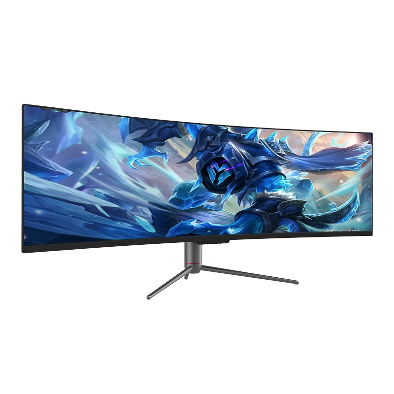 

Gaming monitor 144hz curved 49 inch odyssey g9 gaming monitor large size monitor 49 inch gaming, Black